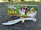 Vintage Mighty Morphin Power Rangers SABA The Talking Tiger Saber Works w/ Box