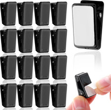 15 Pcs Self Adhesive Tapestry Clips - Double-Sided Adhesive Spring Clips for Bla