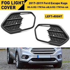 Bumper Grille For 2017 2018 2019 Ford Escape Set of 2 Driver and Passenger Side