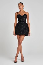 Nadine Merabi Tara Black Dress RRP: �375.00 (Save 50%)