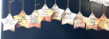 Barydat 9 Pcs Christmas Christian Ornaments Bible Verses Ceramic Double-Sided