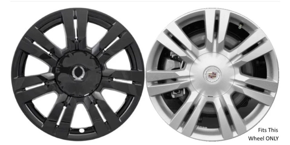 (1) Recubrimiento de rueda negro para Cadillac SRX IMP-357BLK 2010-2016 18" Foto 2 de 3
