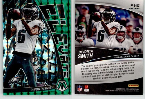 DeVonta Smith #E-DS 2023 Panini Mosaic Elevate card