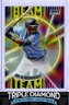 2022 Topps Stadium Club Chrome Julio Rodriguez Rookie Beam Team Mariners E96