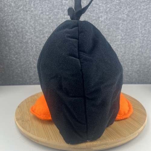 Vintage Daffy Duck Plush Mask Hat Cap OSFM Adult Soft Costume Beak Eyes - Picture 3 of 15