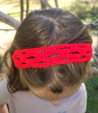 Handmade Crochet Headband 1.5 In. Width - One Size