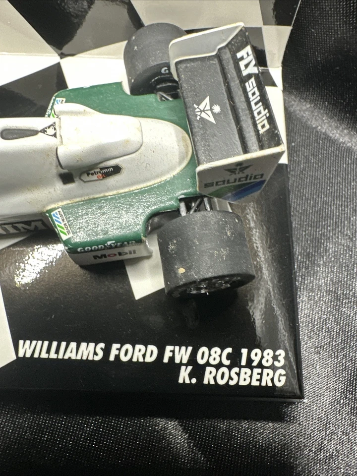 1:43 Minichamps Williams Ford FW08C 1983 K. Rosberg #1 ships boxed from USA - Image 2 of 4