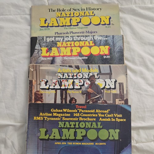 National LAMPOON magazines Lot 1974, 1976, 1977, 1978 GOOD condition Vintage - Picture 14 of 15