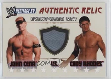 2008 Topps Heritage WWE IV Authentic Relics John Cena Cody Rhodes