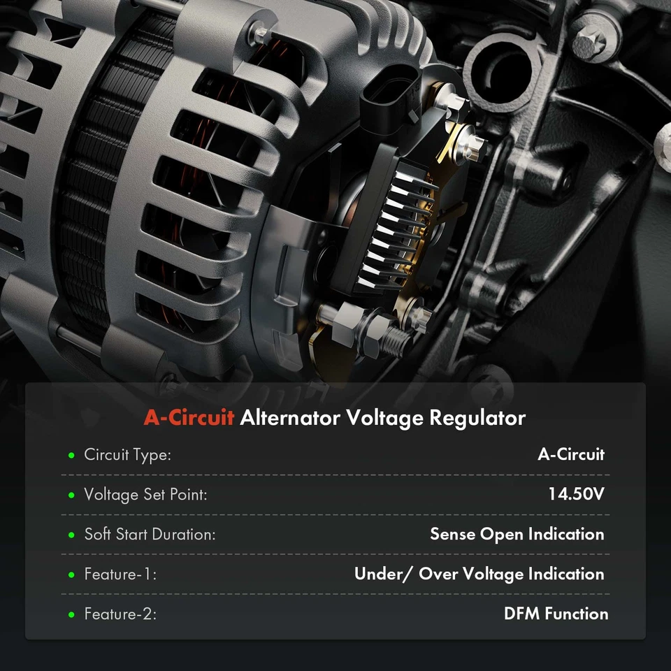 Регулятор генератора переменного тока для Dodge Avenger Mitsubishi Mirage Chrysler Sebring 14,5 В - Изображение 2 из 4