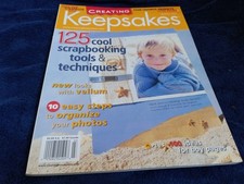 Creating Keepsakes Magazine Mar2003,125 Scrapbooking Tools Techniques More