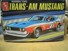 Warren Tope #31 1973 Mustang Trans Am AMT #T206 Wrong Glass
