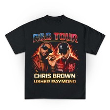 Chris Brown Usher Raymond THE R B TOUR 2026 Unisex tee