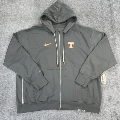 Tennessee Volunteers Hoodie Full Zip Mens 3XL Gray Nike Dri Fit PE Team Issue