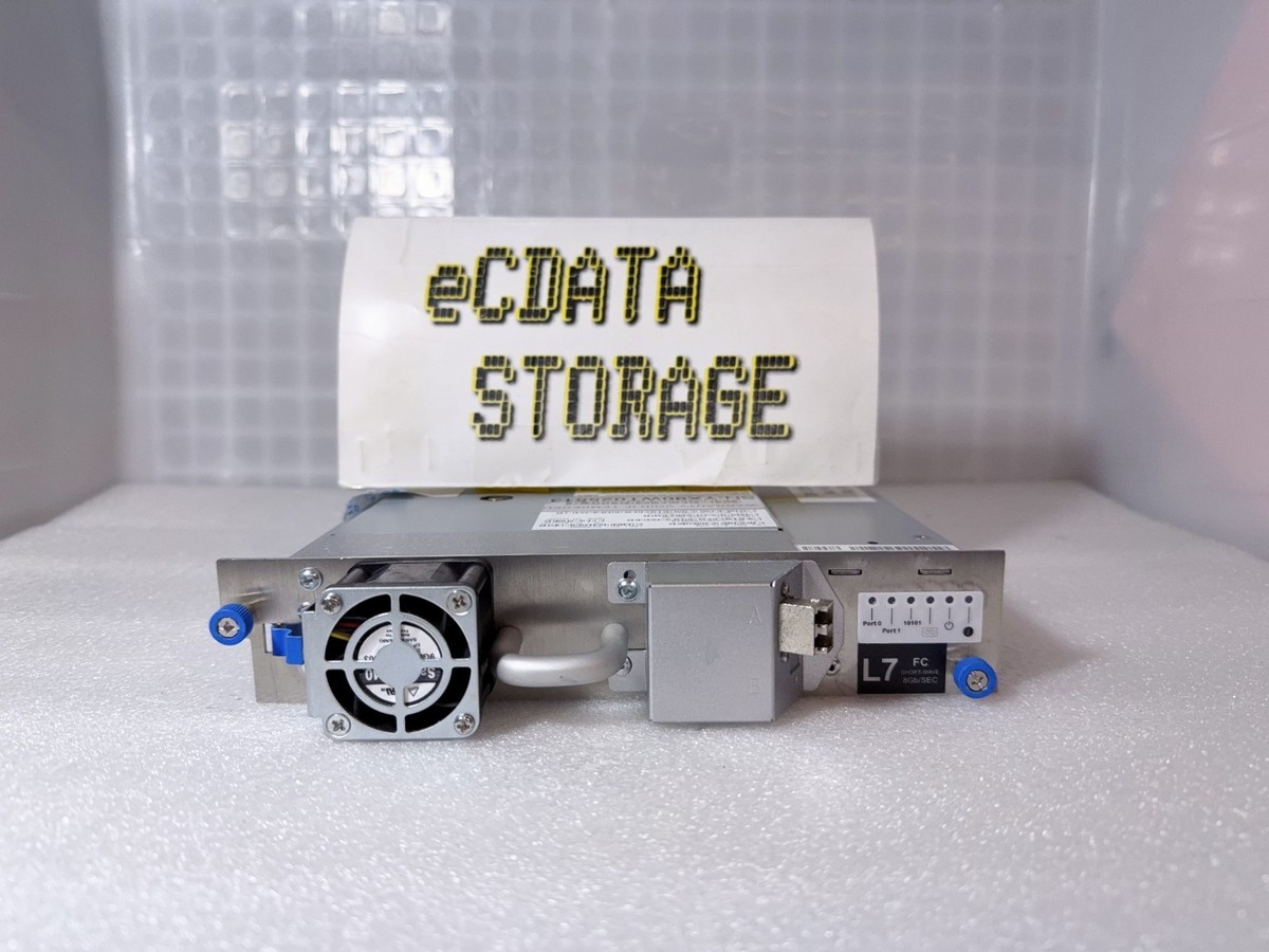 【中古】HBI TAPES サンプラー IBM LTO7 Tape Drive HH 8Gb Fiber Channel TS4300 3555-L3A - AGKJ