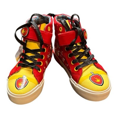 Boys Size 2 Ground Up Paw Patrol High Tops - New w/Tags - No Box