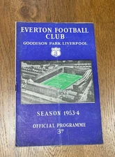 1953 - 1954 Everton v Birmingham City  - 24th April 1954