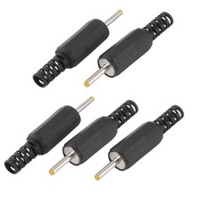 5pcs 2.5mm x 0.7mm Solder DC Power Cable Socket Male Jack Connector