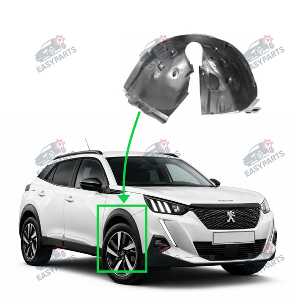 Radlauf StoßStange Locaro Vorne Rechts FüR Peugeot 2008 2019 - 2024-image