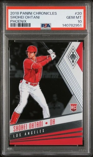 2018 Panini Chronicles Phoenix Shohei Ohtani #20 Rookie RC PSA 10 Gem Mint