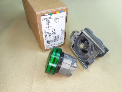 SCHNEIDER XB4BVB3 pilot light, green (NIB)