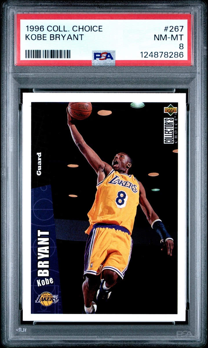 Kobe Bryant Basketball Grade 8 Rookie Sports Trading Cards