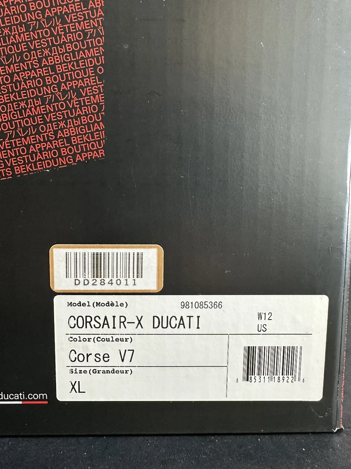 Casco Ducati Corse V7 Arai Corsair-X 981085366 Talla XL - Totalmente Nuevo Foto 2 de 4