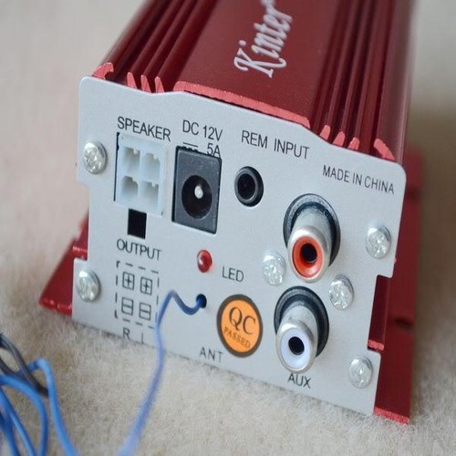 Auto Car Boat Mini Digital Audio Power Amplifier Hi-Fi Stereo MP3 AMP iPod DC12V - Picture 4 of 6