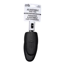 SHOE TREES -  MENS ADJUSTIBLE PLASTIC 3 PAIR LOT-  Fast Ship from USA-M&B Brand