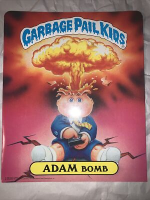 Vintage GPK Garbage Pail Kids Adam Bomb & Sticky Rick Pocket Folder ...