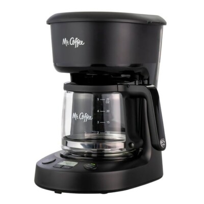 Mr. Coffee 2109181 5 Cup Programmable Coffee Makers - Black