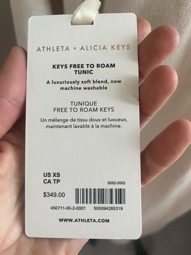 Athleta By Alicia Keys Sweater Dress XS - Picture 4 of 5