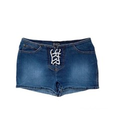 Vintage Y2K No Boundaries Denim Lace Up Front Shorts