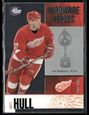Brett Hull 2002-03 Pacific Calder Hardware Heroes #4 - Detroit Red Wings