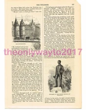 Conciergerie - Paris & Prince Imperial - Woolwich, Book Illustration, c1882