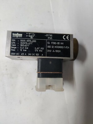 Trafag 9B3,4277 Picostat Pressure Switch PST4B 9B4 SR/No 353913-071 IP65