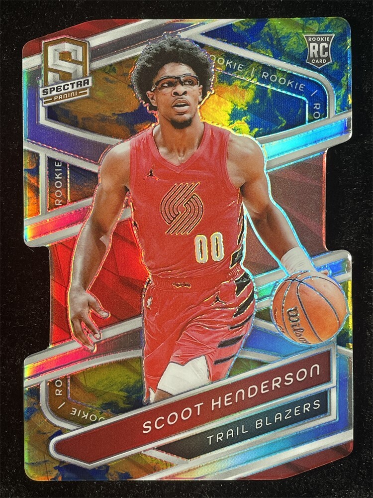 2023-24 Panini Spectra Scoot Henderson #142 Universal Die Cut Rookie RC /8