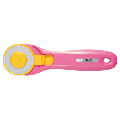 Olfa Splash Rotary Cutter 45mm Fairy Floss Pink
