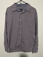 Lee Mens Button Up Long Sleeve Shirt Size Large