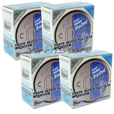Air Spencer A24 Cartridge Clear Squash Scent 4-pk  Car Air Freshener Eikosha JDM