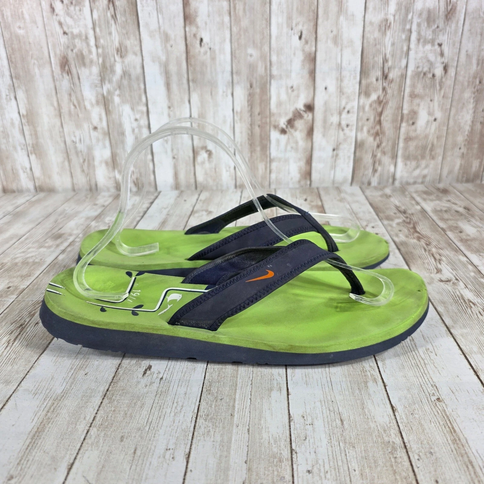 Sandali infradito Nike infradito infradito comodi spiaggia estivi verde blu W 10