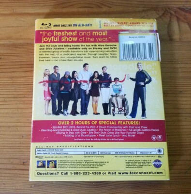 Glee - Complete First Season One on Blu-Ray (4 Disc Set) w/ OOP