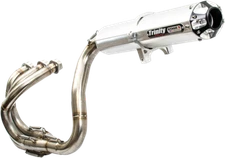 TRINITY RACING Stage 5 Exhaust Systems Brushed Dual System TR-4155F