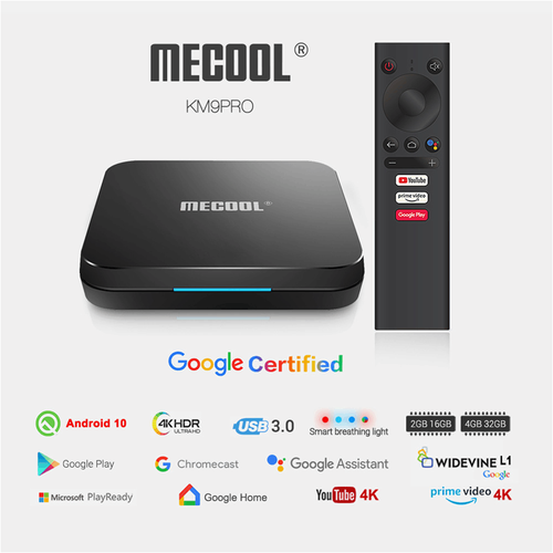 MECOOL KM9 Pro ATV Android 10 TV Box 2G 16G S905X2 2.4G/5G Wifi 4K H.265 HDR Box - Picture 6 of 12