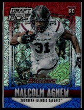 2015 Panini Prizm Collegiate Draft #215 Malcolm Agnew  Red White & Blue #/25