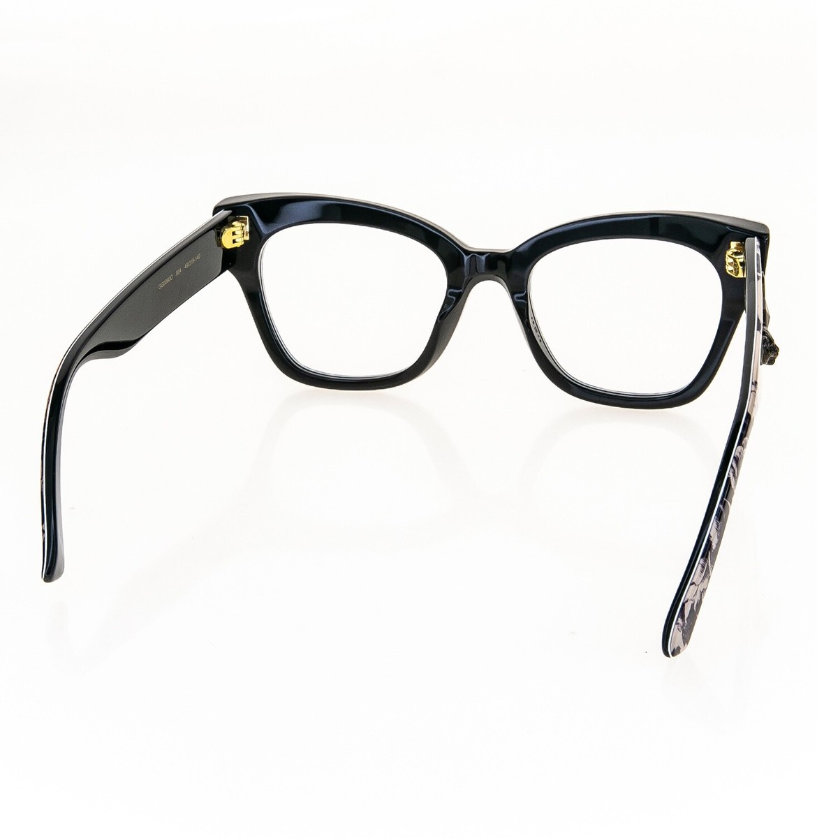 GUCCI Little Tiger Stud 0060 Black Herbarium Floral Print GUCCI Little Tiger Stud 0060 Black Herbarium Floral Print
