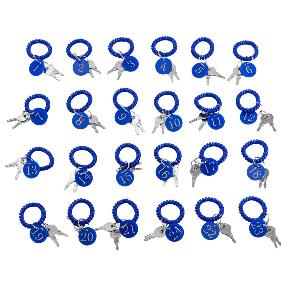 24 Slots Cell Phone Locker 16.5×7.5×16.5in Acrylic Phones Storage