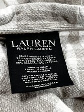 Lauren Ralph Lauren Tan Plaid Cotton 22x23 Pillowcases Shams 2