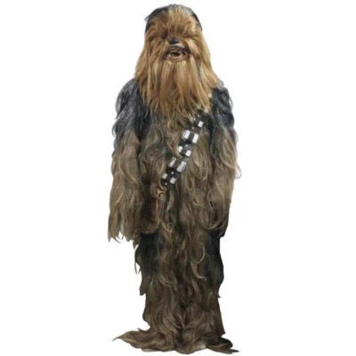 Cosplay Chewbacca Fancy Dress Costume Chewie Mask Gloves Feet Bag Halloween Suit - Image 1 of 4