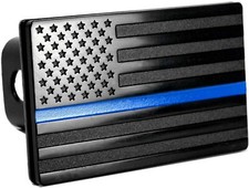 Everhitch Usa Flag Metal Trailer Hitch Cover Fits 2 Receivers Black With Blue Everhitch Usa Flag Metal Trailer Hitch Cover Fits 2 Receivers Black With Blue